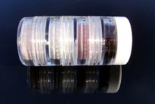 4 pc stackable jars, 3gr each