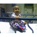 Myles hanging out in the hospital bed..waiting to tell &quot;that doctor he was NOT sick&quot;