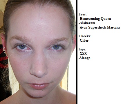 Pardon the eyebrows and the expression- i had cuter pictures but this one shows the colors the best.