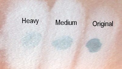 foundation coverage swatches