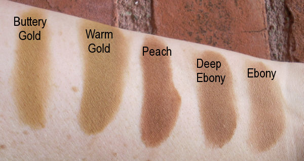 foundation swatches